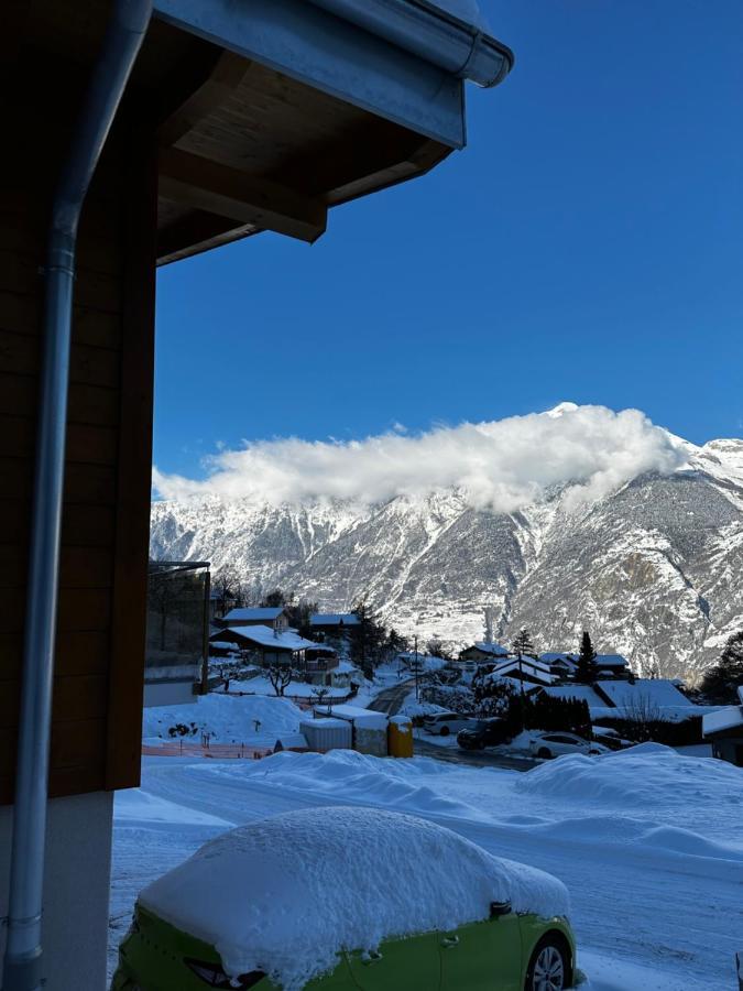 Chambres D'Hotes Les Louettes A Sapinhaut Canton Du Valais Saxon ภายนอก รูปภาพ